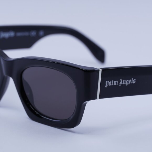 Palm Angels PERI089 BODIE 1007 Sunglasses Black Square Frame, Grey Lenses - Picture 2 of 9